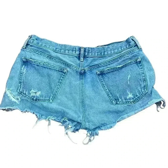 AGOLDE Parker Blue distressed shorts 32
Intentional distressing button fly - Picture 2 of 7